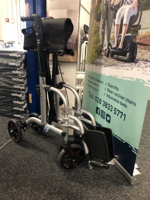 Transit Wheelchair and Rollator 2 in 1
