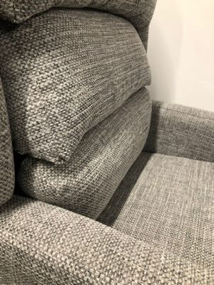 Camberley Grey Rise and Recline Chair Waterfall Back