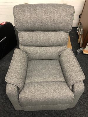 Charcoal Grey Rise and Recline Chair Windsor