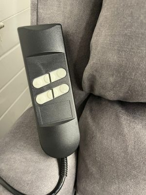 Cumbria Grey Rise and Recline Chair Handset