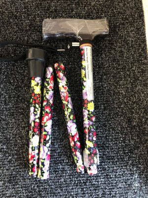 Pretty flowery walking stick