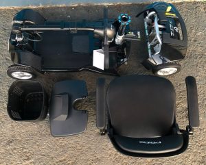 Mobility Scooter Disassembled Pride Apex Alumalite Plus