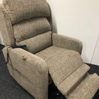 Rise and Recline Armchair Camberley Toffee