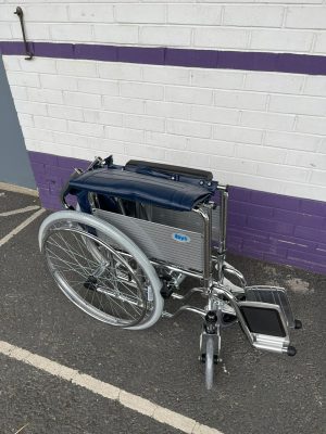 Self propelled steel wheelchair