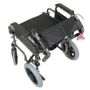 Lightweight Wheelchair aluminium folded back