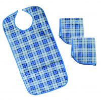 Towelling Bibs for adults used for feeding
