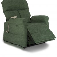 Rise and recline motorised armchair turf