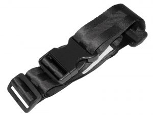 Seat belt for scooter or wheelchair