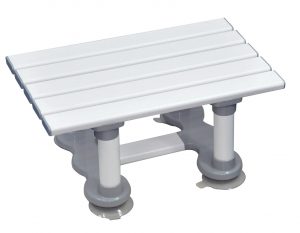 Slatted bath seat